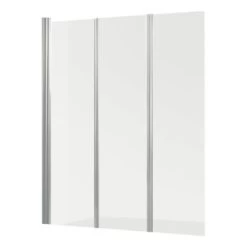 Go By Van Marcke Badwand Malia 3-delig 130 X 140 Cm Helder Chroom