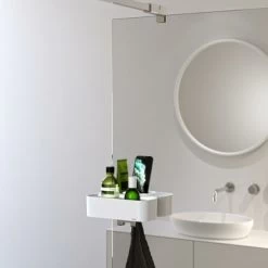 Tiger Douchemand Voor Douchewand 2-store Wit -Badkamer Verkoop 123 24