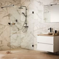 Sealskin Inloopdouche I AM A3 100x200 Cm Zwart 12 Sealskin Inloopdouche I AM A3 100x200 Cm Zwart -Badkamer Verkoop 123 2614