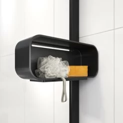 Sealskin Inc. Inloopdouche Type A1 120x30x200 Cm Met Douchemand, 8 Mm Helder Veiligheidsglas Met Antikalklaag Mat Zwart -Badkamer Verkoop 123 2630