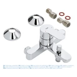 Grohe Badkraan Start Edge Chroom 15 Cm 9 Grohe Badkraan Start Edge Chroom 15 Cm -Badkamer Verkoop 123 268