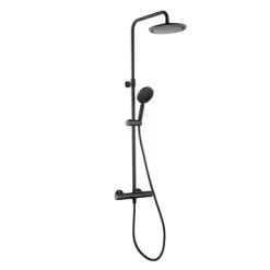 Tiger Regendoucheset Akcent Met Thermostatisch Kraan Zwart