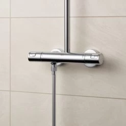 Grohe Douchesysteem Vitalio Start 250 Vierkant Met Thermostaatkraan QuickFix Chroom -Badkamer Verkoop 123 2745