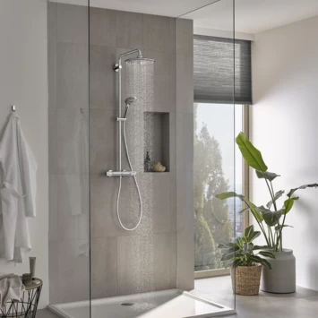 Grohe Douchesysteem Vitalio Joy 260 Cooltouch Met Thermostaatkraan Quickfix Chroom 8 Grohe Douchesysteem Vitalio Joy 260 Cooltouch Met Thermostaatkraan Quickfix Chroom - Afbeelding 6