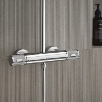 Grohe Douchesysteem Vitalio Joy 260 Cooltouch Met Thermostaatkraan Quickfix Chroom 11 Grohe Douchesysteem Vitalio Joy 260 Cooltouch Met Thermostaatkraan Quickfix Chroom - Afbeelding 9