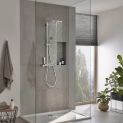 Grohe Douchesysteem Vitalio Joy 310 Cooltouch Met Thermostaatkraan QuickFix Chroom 14 Grohe Douchesysteem Vitalio Joy 310 Cooltouch Met Thermostaatkraan QuickFix Chroom -Badkamer Verkoop 123 2811