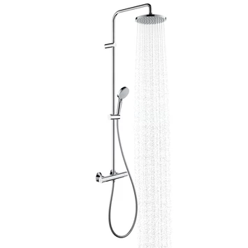 Hansgrohe Douchesysteem Vernis Blend 200 Met Thermostaatkraan Mat Zwart 7 Hansgrohe Douchesysteem Vernis Blend 200 Met Thermostaatkraan Mat Zwart - Afbeelding 5