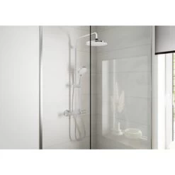 Hansgrohe Douchesysteem Vernis Blend 200 Met Thermostaatkraan Mat Zwart 15 Hansgrohe Douchesysteem Vernis Blend 200 Met Thermostaatkraan Mat Zwart -Badkamer Verkoop 123 2849