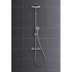 Hansgrohe Douchesysteem Vernis Blend 200 Met Thermostaatkraan Chroom -Badkamer Verkoop 123 2857