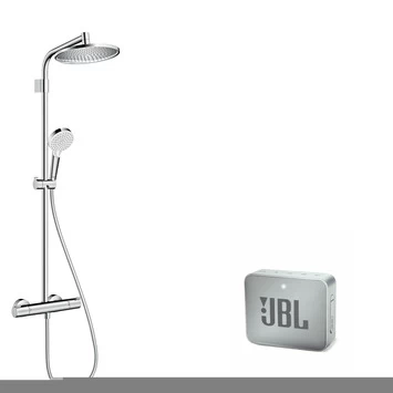 Hansgrohe Regendouche Crometta S240 Met Thermostatische Kraan Incl. Gratis JBL Speaker 3 Hansgrohe Regendouche Crometta S240 Met Thermostatische Kraan Incl. Gratis JBL Speaker
