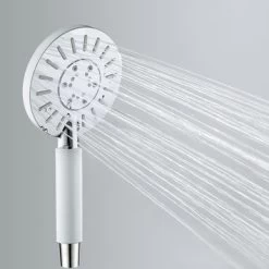 Tiger Regendoucheset Akcent Met Kraan Chroom Wit 11 Tiger Regendoucheset Akcent Met Kraan Chroom Wit -Badkamer Verkoop 123 2906