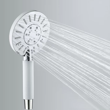 Tiger Regendoucheset Akcent Met Kraan Chroom Wit 6 Tiger Regendoucheset Akcent Met Kraan Chroom Wit - Afbeelding 4