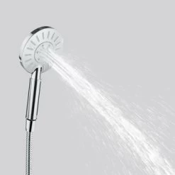 Tiger Regendoucheset Akcent Met Kraan Chroom -Badkamer Verkoop 123 2917