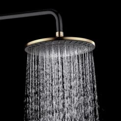 Tiger Regendoucheset Akcent Zwart Messing -Badkamer Verkoop 123 2933