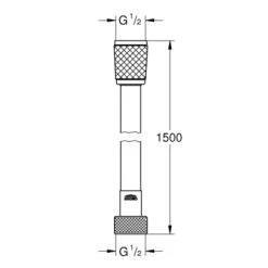 Grohe VitalioFlex Doucheslang Comfort 150 Cm 7 Grohe VitalioFlex Doucheslang Comfort 150 Cm -Badkamer Verkoop 123 2992