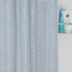 Sealskin Douchegordijn Wave Polyester 180x200 Cm Blauw 10 Sealskin Douchegordijn Wave Polyester 180x200 Cm Blauw -Badkamer Verkoop 123 3051