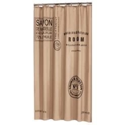 Sealskin Douchegordijn Savon De Provence Bruin Textiel 180x200 Cm