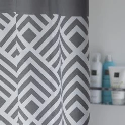 Sealskin Douchegordijn Angoli Grijs 180x200 Cm -Badkamer Verkoop 123 3084