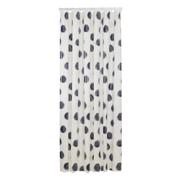 Sealskin Douchegordijn Mood 180x200cm Blauw/wht 3 Sealskin Douchegordijn Mood 180x200cm Blauw/wht