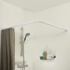 Sealskin Douchegordijnstang Seallux Combi Wit 10 Sealskin Douchegordijnstang Seallux Combi Wit -Badkamer Verkoop 123 3137