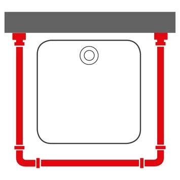 Sealskin Douchegordijnstang Seallux Combi Wit 7 Sealskin Douchegordijnstang Seallux Combi Wit - Afbeelding 5