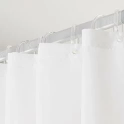 Sealskin Douchegordijn Blend 180x200cm D.roze/wit -Badkamer Verkoop 123 3147