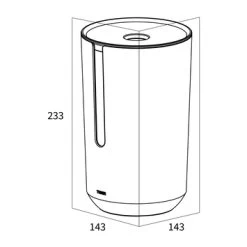 Tiger Reserverolhouder Tess Staand Zwart/antraciet -Badkamer Verkoop 123 3175