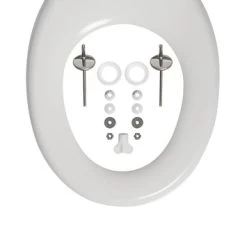 Tiger WC Bril Aiden Wit Kunststof Met Softclose -Badkamer Verkoop 123 3193