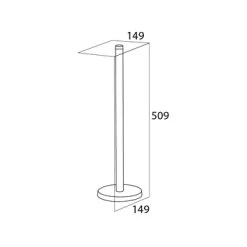 Tiger Reserverolhouder Zwart -Badkamer Verkoop 123 3201