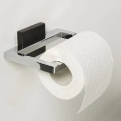 Tiger Toilethouder Zenna Chroom/Wengé -Badkamer Verkoop 123 3236