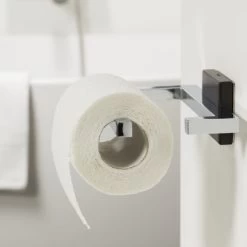 Tiger Toilethouder Zenna Chroom/Wengé -Badkamer Verkoop 123 3237