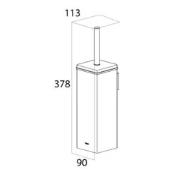 Tiger Toiletborstelhouder Items Hangend Vierkant RVS 13 Tiger Toiletborstelhouder Items Hangend Vierkant RVS -Badkamer Verkoop 123 3250