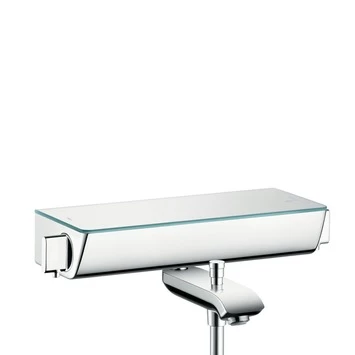 Hansgrohe Thermostatische Badkraan Ecostat Select Wit 15 Cm 3 Hansgrohe Thermostatische Badkraan Ecostat Select Wit 15 Cm