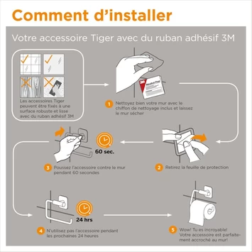 Tiger Toiletborstelhouder Colar Hangend RVS 10 Tiger Toiletborstelhouder Colar Hangend RVS - Afbeelding 8