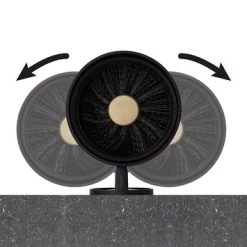 Tiger Tune Toiletborstelhouder Geborsteld Messing/mat Zwart -Badkamer Verkoop 123 3361