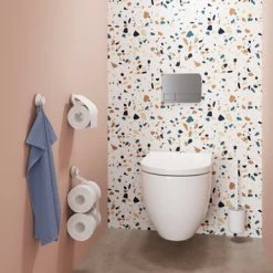 Tiger Toiletrolhouder Urban Wit Met Klep -Badkamer Verkoop 123 3449