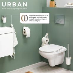 Tiger Toiletrolhouder Urban Wit Met Klep -Badkamer Verkoop 123 3450