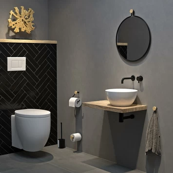 Tiger Toiletborstelhouder Sem Zwart 6 Tiger Toiletborstelhouder Sem Zwart - Afbeelding 4