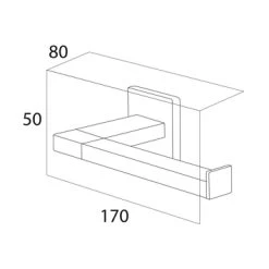 Tiger Toiletrolhouder Items RVS -Badkamer Verkoop 123 3557