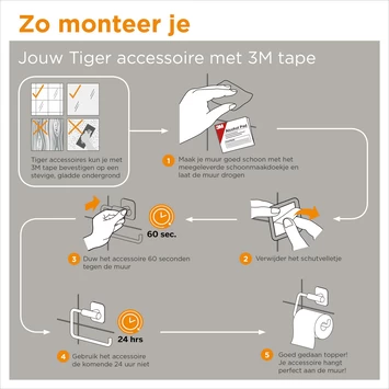 Tiger Reserverolhouder Tune Zwart 9 Tiger Reserverolhouder Tune Zwart - Afbeelding 7