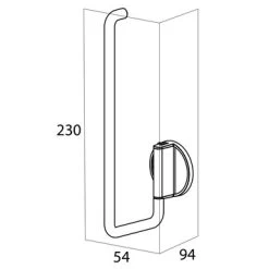 Tiger Reserverolhouder Tune Zwart 19 Tiger Reserverolhouder Tune Zwart -Badkamer Verkoop 123 3571