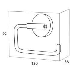 Handson Toiletrolhouder Smart Chroom -Badkamer Verkoop 123 3577
