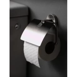 Haceka Toiletrolhouder Kosmos Tec Met Klep Chroom -Badkamer Verkoop 123 3591