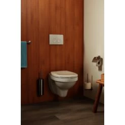 Haceka Toiletrolhouder Kosmos Tec Met Klep Chroom -Badkamer Verkoop 123 3592