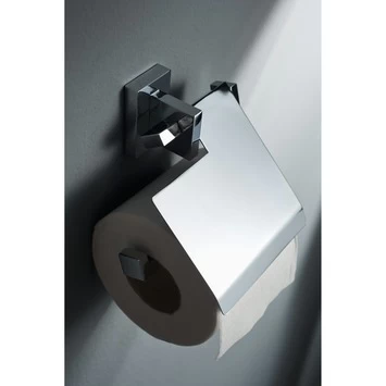 Haceka Toiletrolhouder Edge Met Klep Chroom 5 Haceka Toiletrolhouder Edge Met Klep Chroom - Afbeelding 3