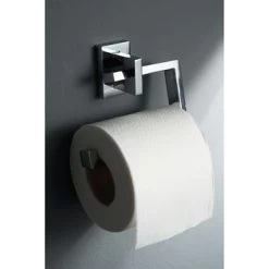 Haceka Toiletrolhouder Edge Zonder Klep Chroom -Badkamer Verkoop 123 3614