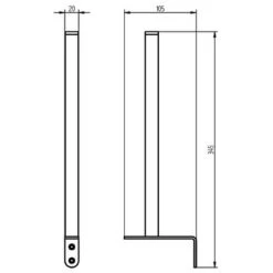 Haceka Reserverolhouder Ixi Hangend RVS -Badkamer Verkoop 123 3628