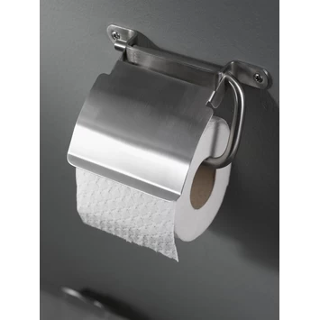 Haceka Toiletrolhouder Ixi Met Klep RVS 4 Haceka Toiletrolhouder Ixi Met Klep RVS - Afbeelding 2