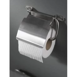 Haceka Toiletrolhouder Ixi Met Klep RVS 9 Haceka Toiletrolhouder Ixi Met Klep RVS -Badkamer Verkoop 123 3648