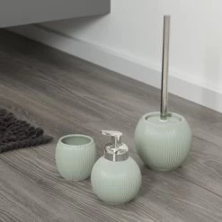 Sealskin Toiletborstel Met Houder Convex Licht Aqua -Badkamer Verkoop 123 3715